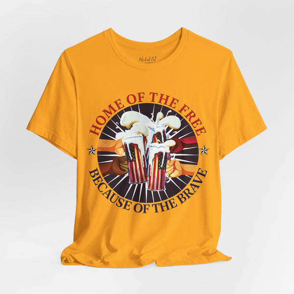 America Home of the Free July 4th Party T-Shirt