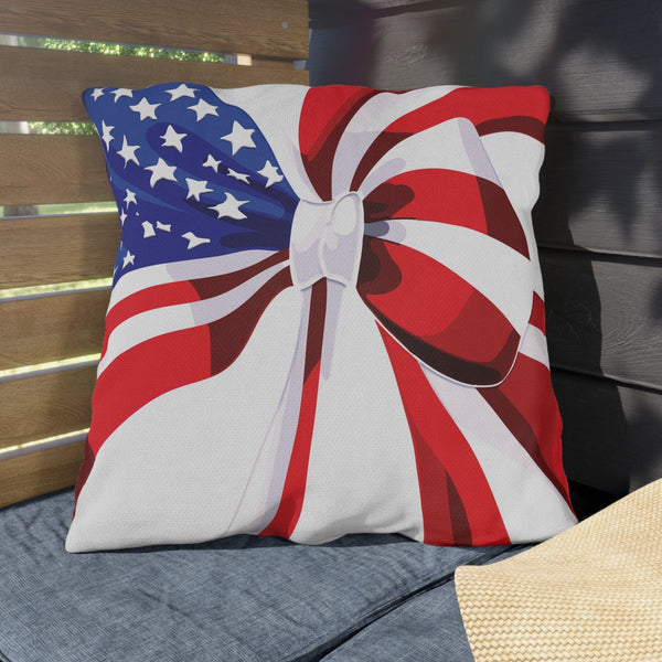 American Flow Indoor Outdoor Patriotic Accent Pillow