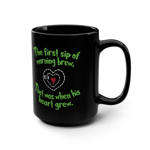 Grinch's Heart Christmas Coffee Mug 15oz