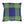 Reversible Purple and Green Indoor Outdoor Throw Pillow