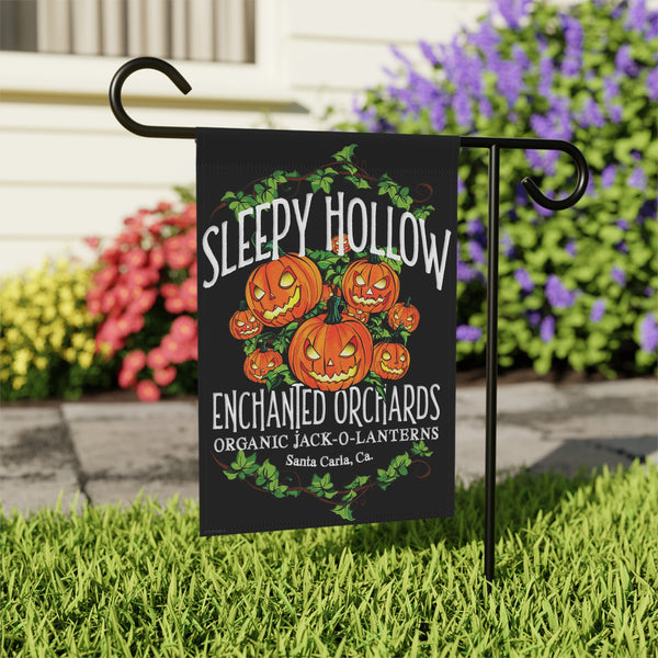 Sleepy Hollow Pumpkin Farms Halloween Yard Flag
