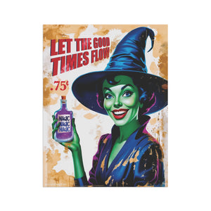 Witch Potion Vintage Retro Halloween Yard Flag