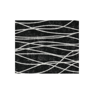 Black & White Pearls Throw Blanket