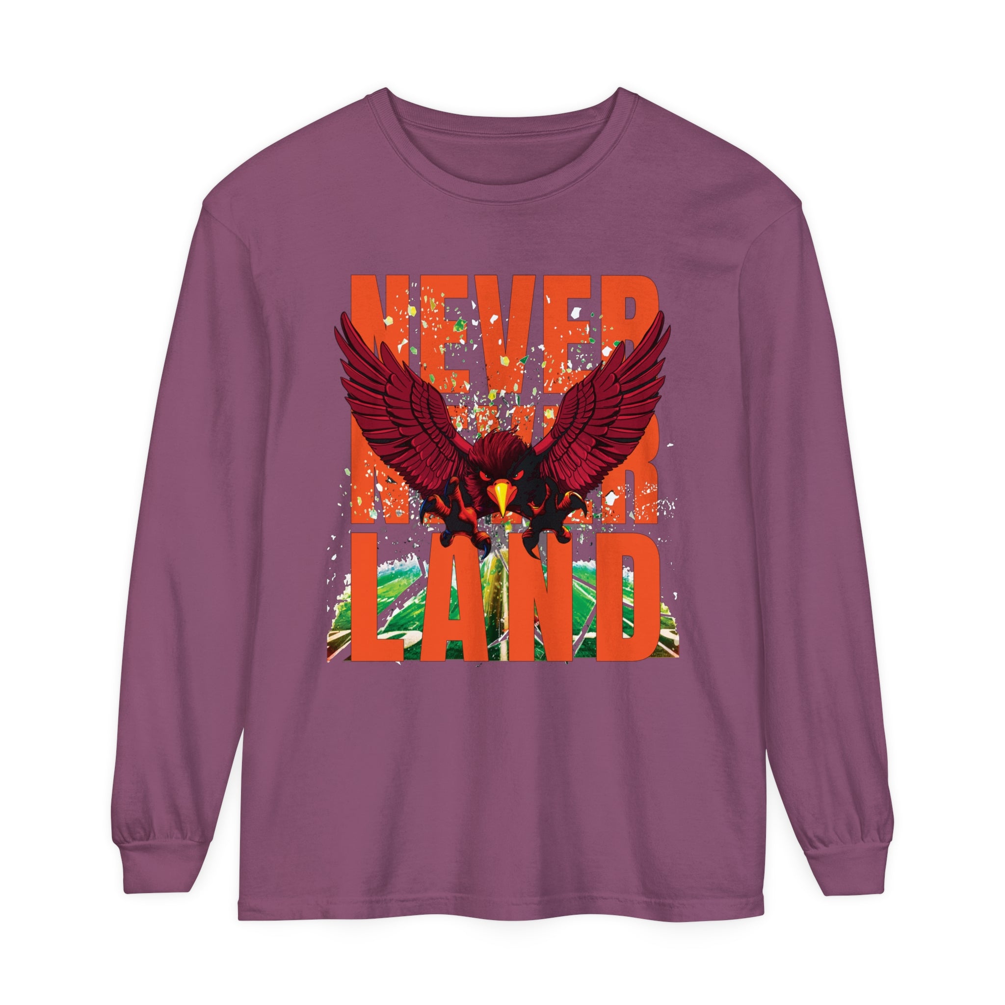Comfort Colors® Never Never Land Hokies Long Sleeve Tee