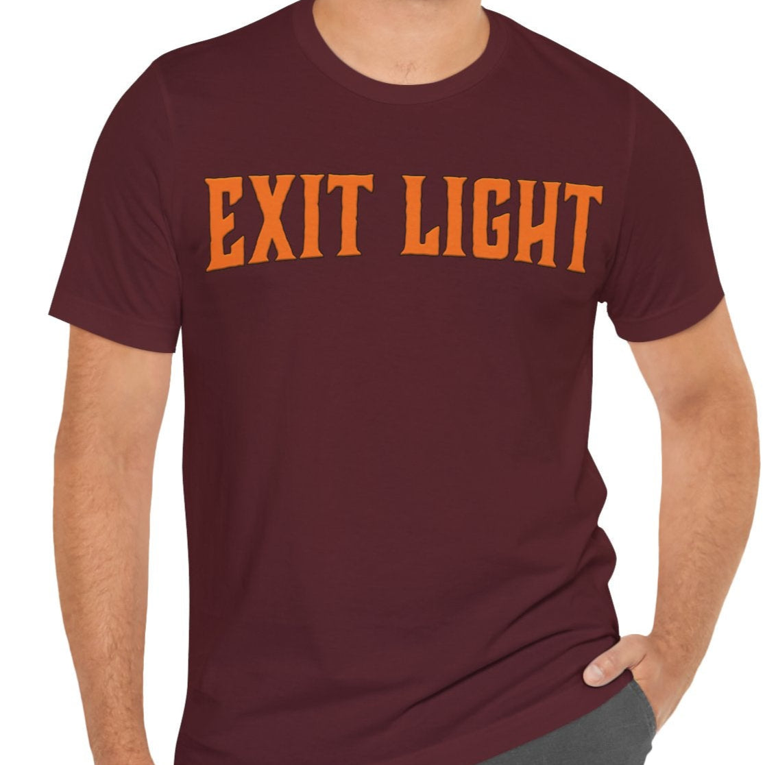 Virginia Tech Football Exit Light Sandman Skeleton T-Shirt
