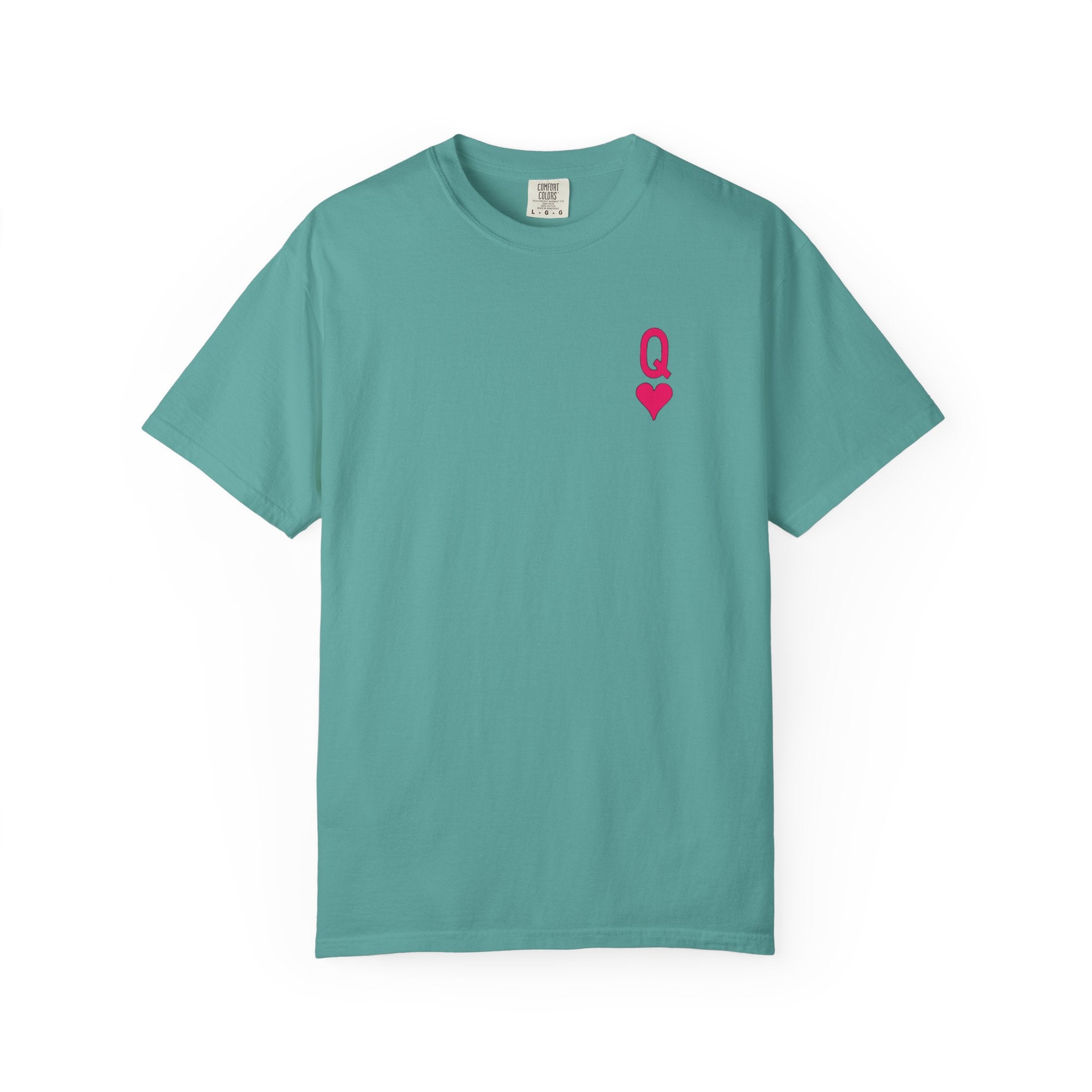 Comfort Colors® Retro Queen of Hearts Vintage Grunge T-Shirt