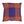 Reversible Purple and Orange Indoor Outdoor Fall Throw Pillow