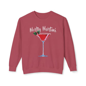 Comfort Colors® Merry Martini Christmas Sweatshirt
