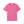 A bright pink  t-shirt with skeleton hand making 'rock on' gesture on a white background
