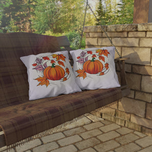 Fall Pumpkin Outdoor Throw Pillow