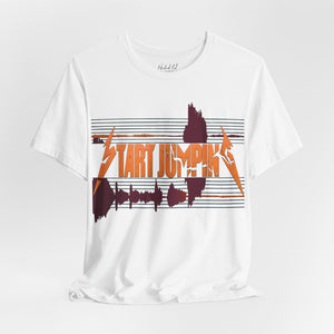 Virginia Tech Metallica Seismograph Chart Start Jumping T-Shirt