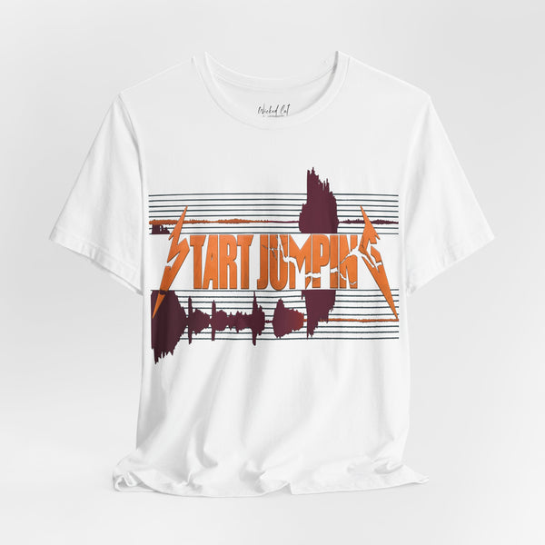 Virginia Tech Metallica Seismograph Chart Start Jumping T-Shirt