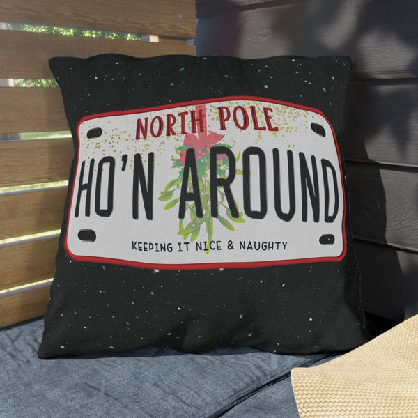hohoho funny Christmas decor pillow