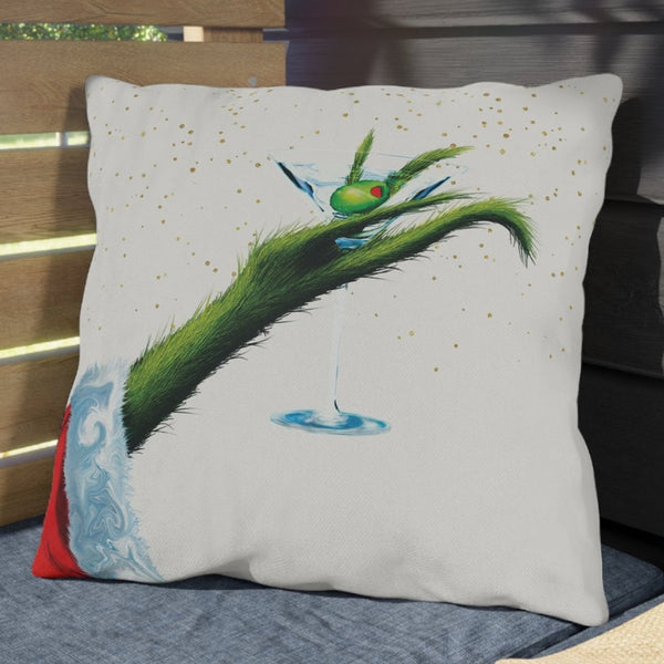 Grinch Throw Pillow Outdoor Christmas Decorations