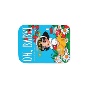Personalized Snow White Soft Sherpa Baby Blanket | Custom Gift