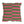 Pink and Green Striped Indoor Outdoor Throw Pillow