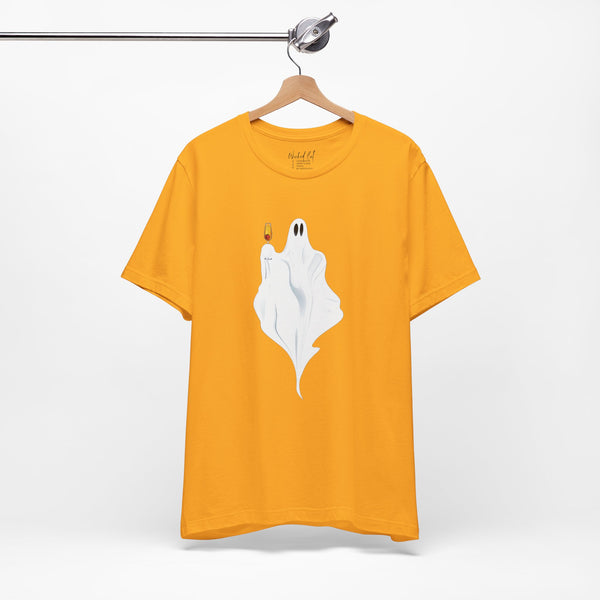 Champagne Ghost Cute Halloween T-Shirt