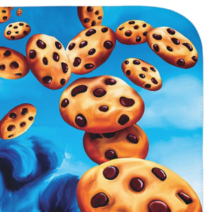 Cookie Monster Newborn Toddler Sherpa Baby Blanket