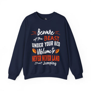 sweatshirt with 'Virginia Tech Football Game Day' design on a plain background