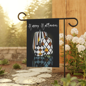 Chic Jack O Lantern Pumpkins Yard Flag