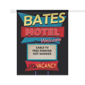 Bates Motel Psycho Funny Halloween Yard Flag