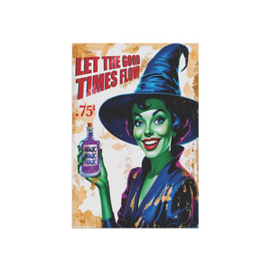 Witch Potion Vintage Retro Halloween Yard Flag
