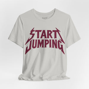 Virginia Tech Football Start Jumping Grunge Style T-Shirt