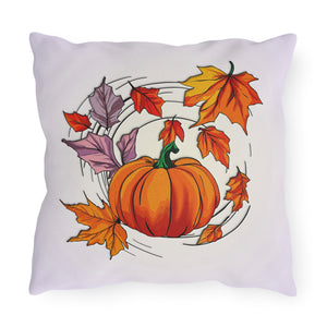 Fall Pumpkin Outdoor Throw Pillow