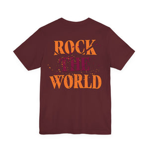 Rock the World Tech Football T-Shirt