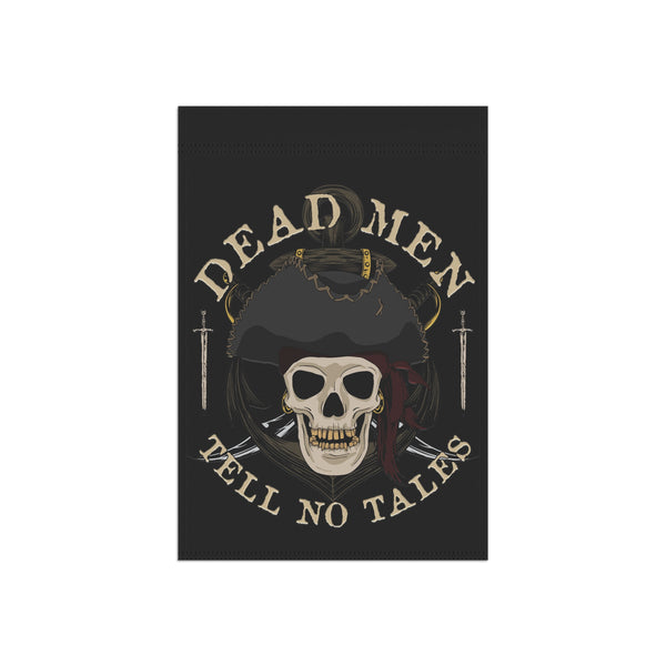 Pirate Skull Dead Men Tell No Tales Yard Flag