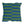Green and Blue Striped Indoor Outdoor Throw Pillow