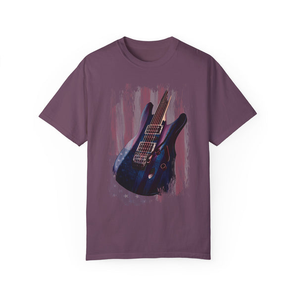 Comfort Colors© American Rock Guitar Patriotic USA T-Shirt