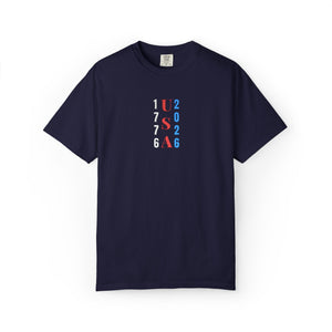 Embroidered USA 250th Patriotic T-Shirt Comfort Colors®