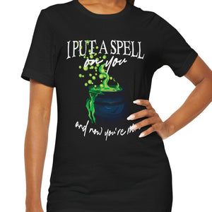 I Put a Spell on You Witches Halloween T-Shirt