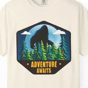 Bigfoot Adventure Awaits Funny Camping Comfort Colors® T-Shirt