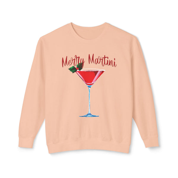 Comfort Colors® Merry Martini Christmas Sweatshirt