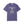 Purple t-shirt with a graphic of a skeleton holding a martini with Bone-Jour in bone style lettering at the top.