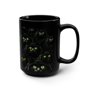 Bewitching Black Cats Mug 15oz