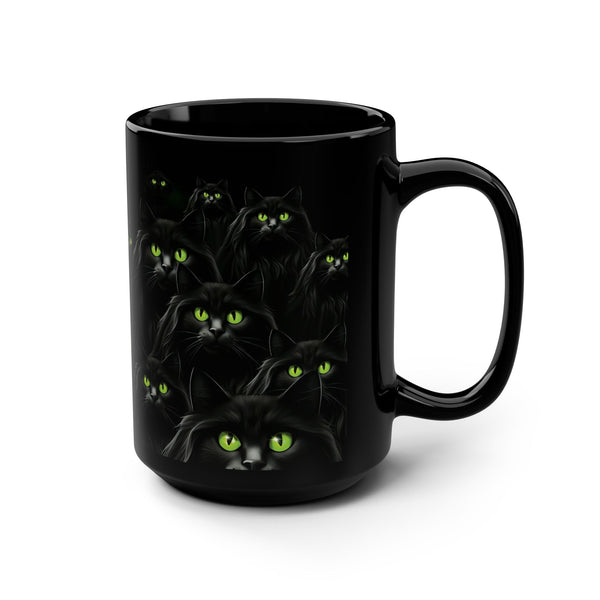 Bewitching Black Cats Mug 15oz