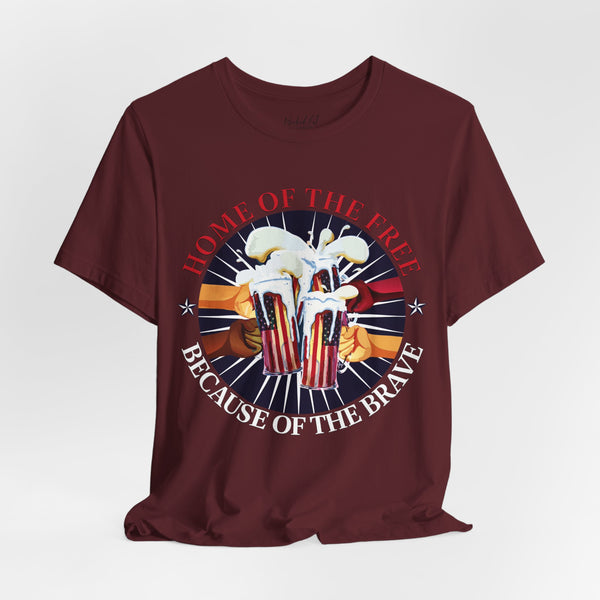 America Home of the Free July 4th Party T-Shirt