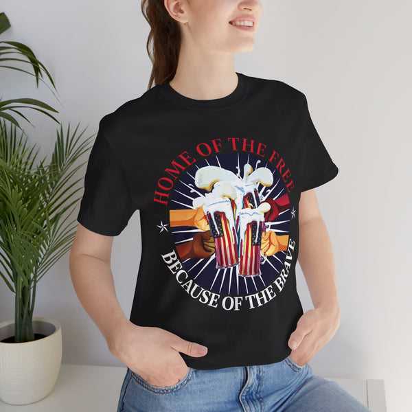 America Home of the Free July 4th Party T-Shirt