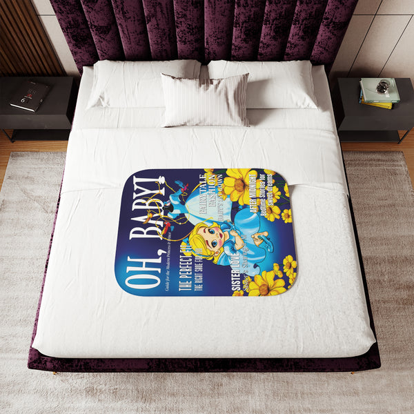 Baby Cinderella Soft Sherpa Baby Blanket