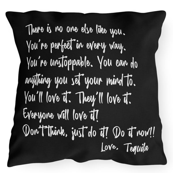Funny Inspiration Tequila Gift Idea Indoor Outdoor Pillow