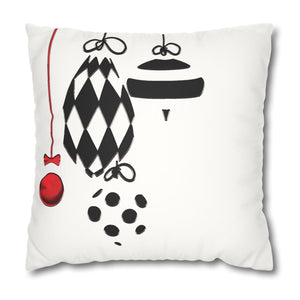 throw pillow with 'Holiday Cover Modern Christmas Decor' design