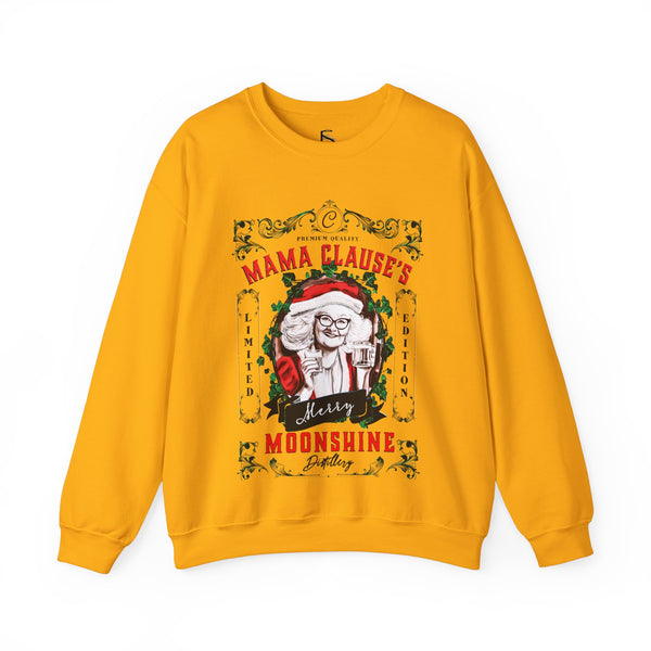Mrs. Clause's Moonshine Funny Christmas Sweatshirt
