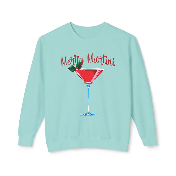 Comfort Colors® Merry Martini Christmas Sweatshirt