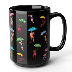It's raining men funny coffee mug