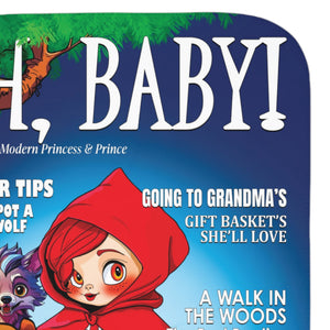soft sherpa blanket with 'Little Red Riding Hood' design