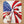 Soft sherpa blanket with 'Little Patriot 4th of July' design