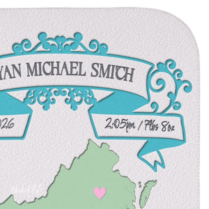 Personalized Newborn Soft Sherpa Baby Blanket | Custom Baby Gift